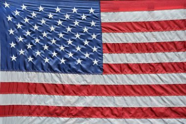 Arka plan olarak Amerikan bayrağı