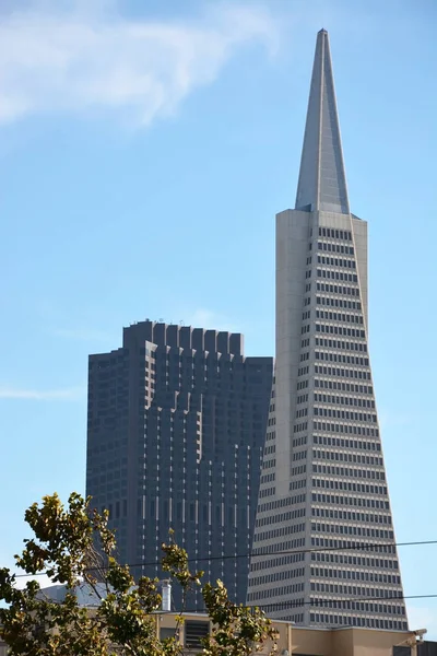 Den Transamerica Pyramid i San Francisco den 17 augusti 2013 — Stockfoto