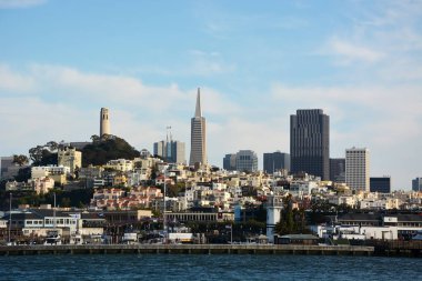 San Francisco manzarası. Kaliforniya, ABD