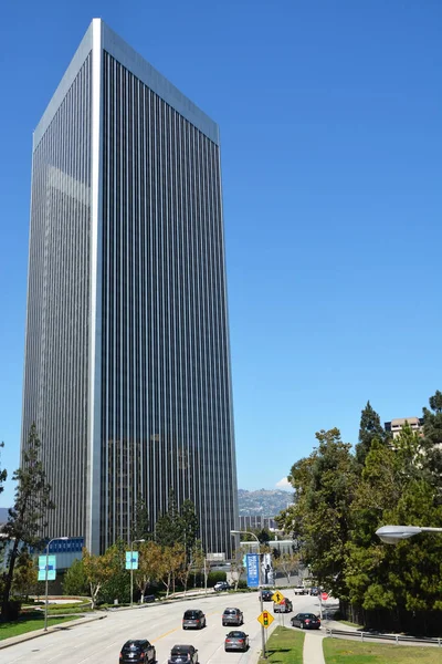 Rascacielos de la ciudad de Los Ángeles el 23 de agosto de 2013. LA es una capital de la industria cinematográfica —  Fotos de Stock
