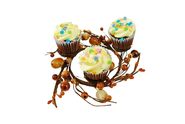 Bahar temalı cupcakes