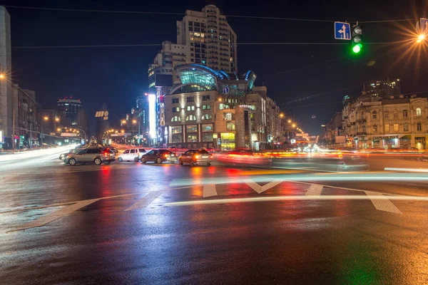 Náměstí vítězství v Kyjevě — Stock fotografie