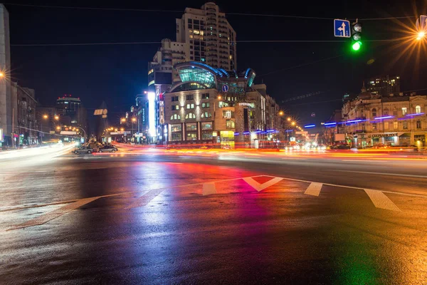 La Plaza de la Victoria en Kiev — Foto de Stock