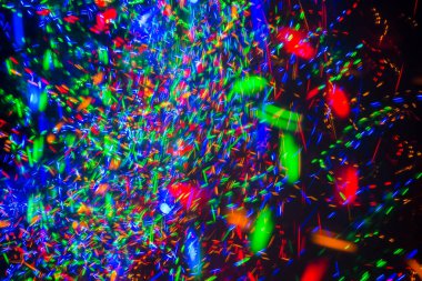 Işıkların soyut arkaplanı 