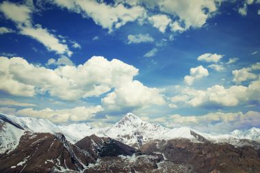 Gürcistan 'daki Kazbek Dağı