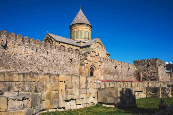 Cattedrale di Svetitskhoveli è un georgiano ortodosso — Foto Stock