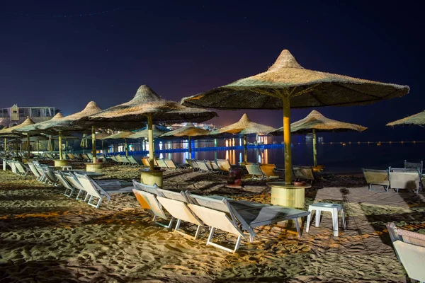 Red Sea in Egypt at night — Stock Photo, Image