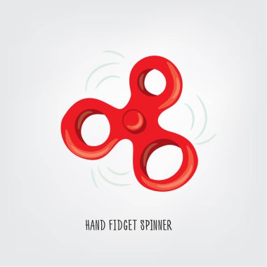 El topluca spinner oyuncak vektör resimli. 