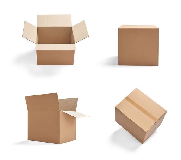 Boîte paquet livraison carton carton — Photo