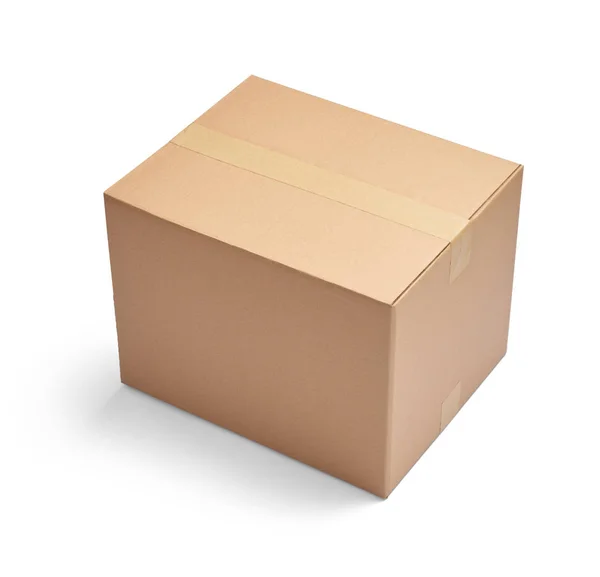 Box package delivery cardboard carton — Stock Photo, Image