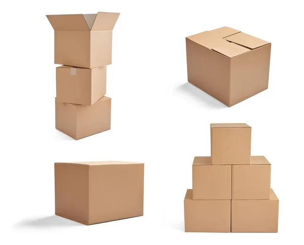 Box balení dodávky krabička zásobníku — Stock fotografie