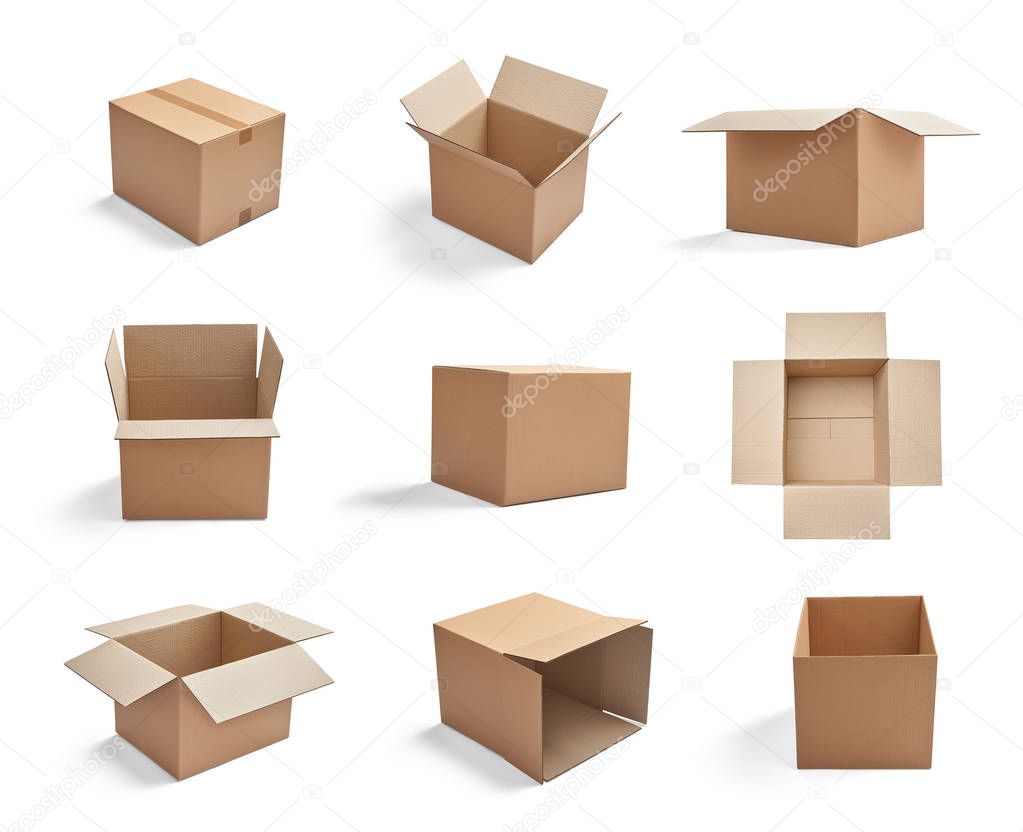 box package delivery cardboard carton