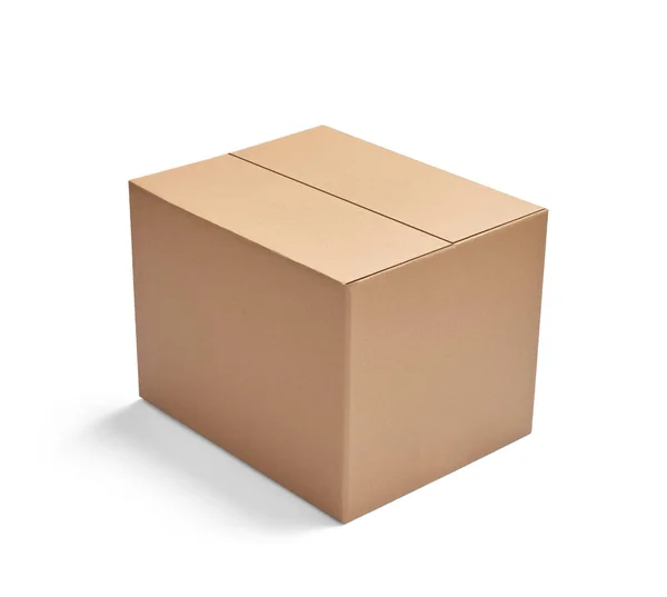 Caixa caixa de cartão de entrega pacote — Fotografia de Stock