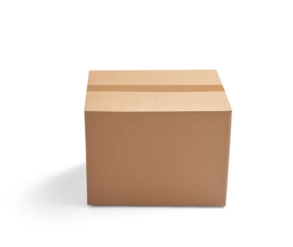 Box package delivery cardboard carton — Stock Photo, Image