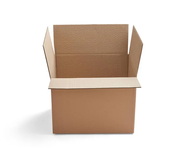 Cutie de livrare ambalaj cutie de carton — Fotografie, imagine de stoc