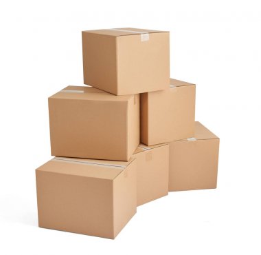 kutu paket teslim karton karton yığını
