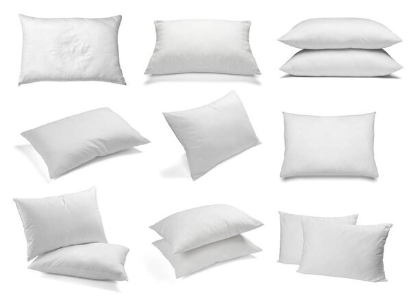 white pillow bedding sleep