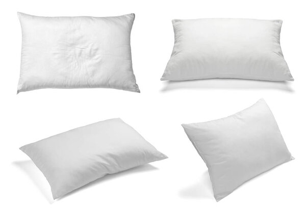 white pillow bedding sleep