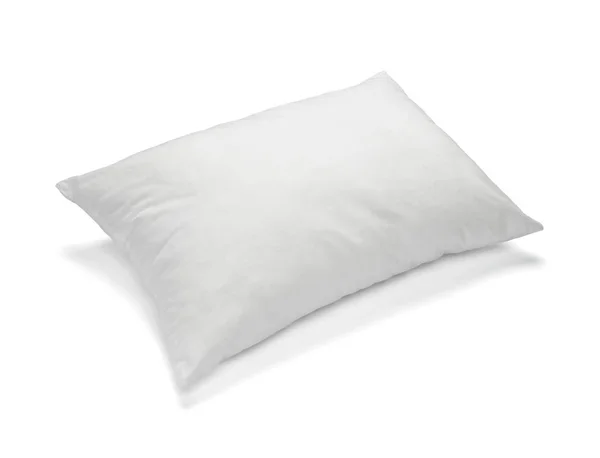 Close White Pillow White Background — Stock Photo, Image