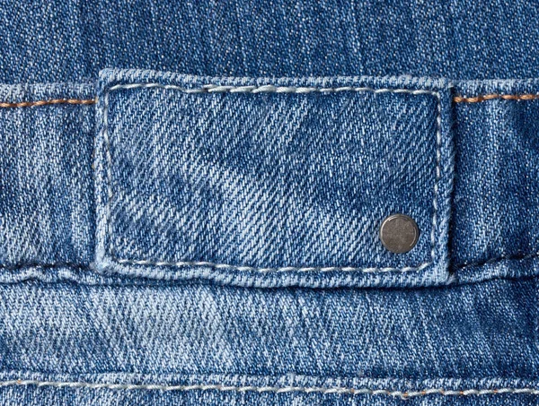 Kläder jeans etikettagg — Stockfoto