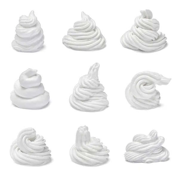 Whipped cream sweet food white — Stock Photo, Image