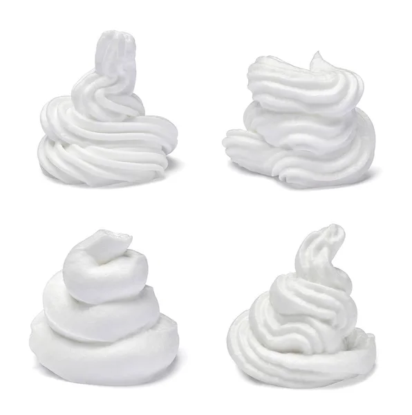 Whipped cream sweet food white — Stock Photo, Image