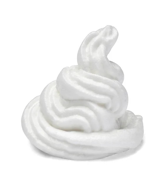 白いホイップ クリーム甘い食べ物 — ストック写真