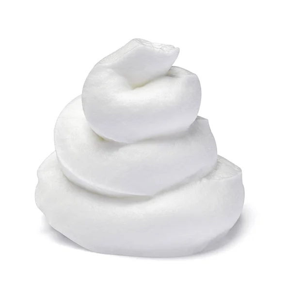 Crème fouettée aliments sucrés blanc — Photo