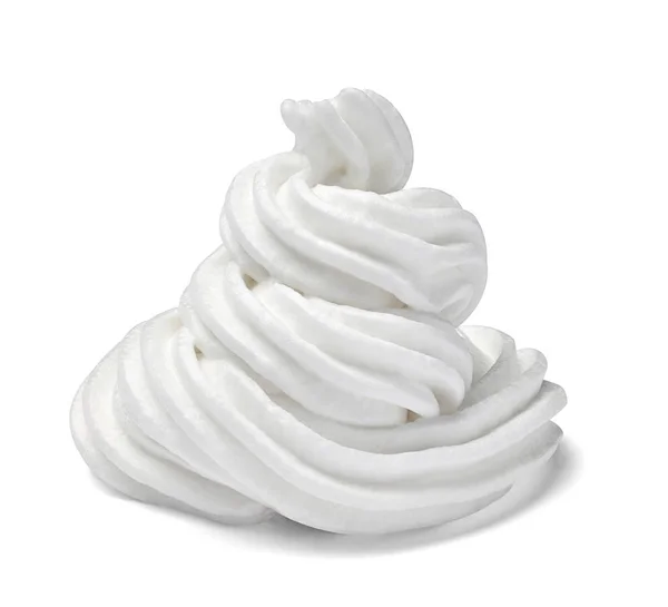 Crema batida dulce comida blanca — Foto de Stock