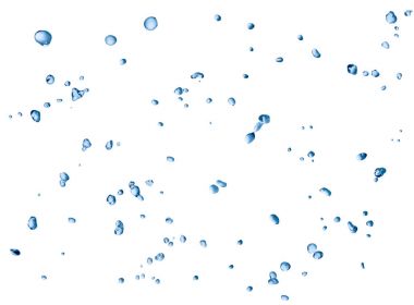 sıçrama açılan mavi sıvı köpük su