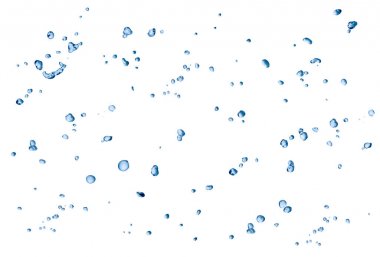 sıçrama açılan mavi sıvı köpük su