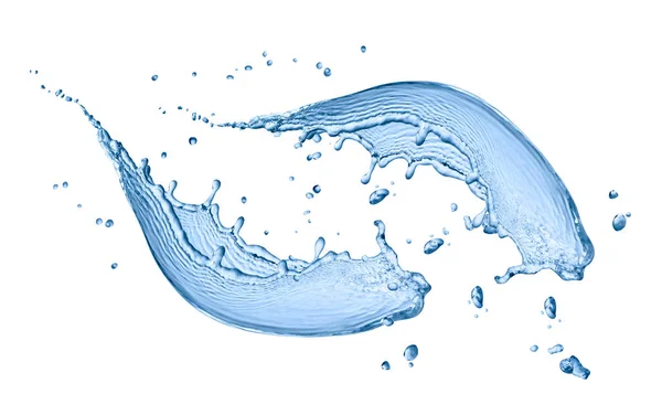 Płyn rozchlapać wody — Zdjęcie stockowe