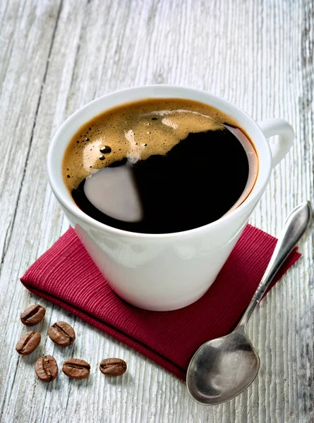 Hrnek na kávu pohár nápoj espresso café — Stock fotografie