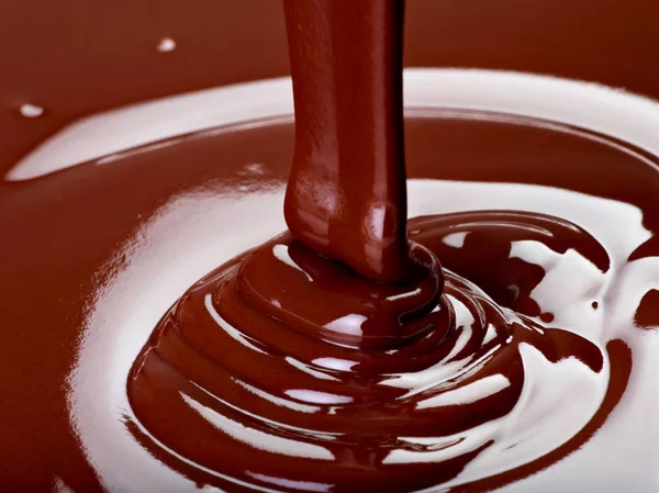 Gros Plan Sirop Chocolat — Photo