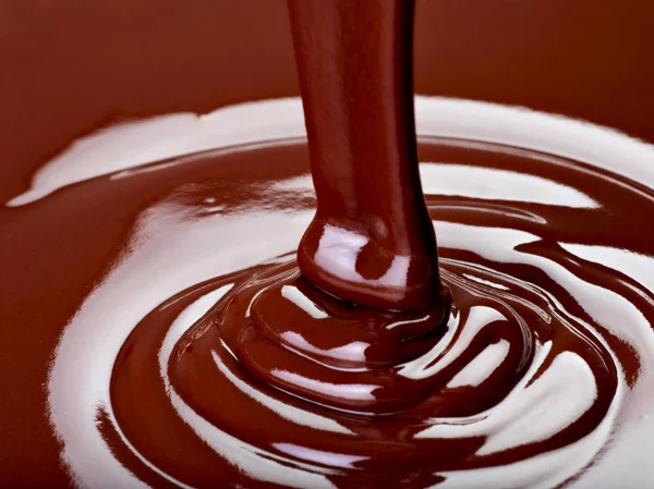 Cioccolato sciroppo dolce cibo dolce — Foto Stock