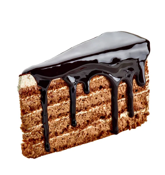 Bolo de chocolate sobremesa comida doce — Fotografia de Stock