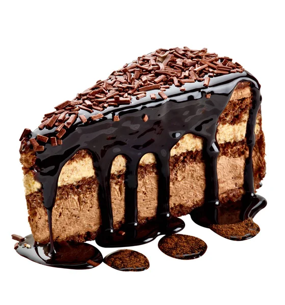 Torta al cioccolato dolce cibo dolce — Foto Stock