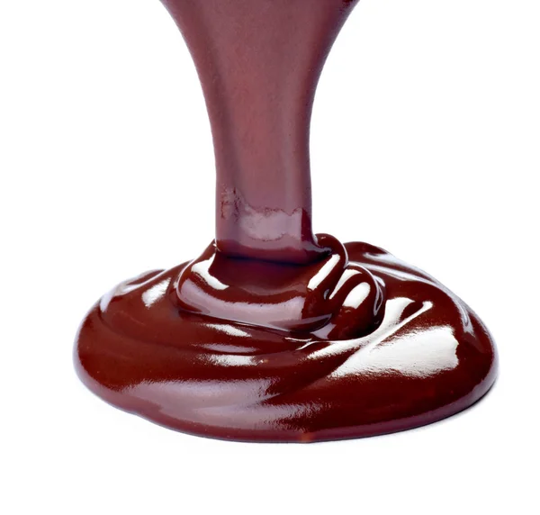 Sladké jídlo dezert čokoládový sirup — Stock fotografie