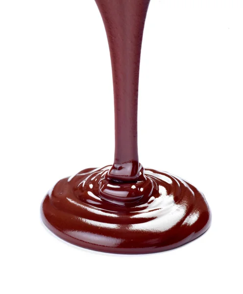 Σιρόπι σοκολάτας επιδόρπιο τροφίμων γλυκό — Φωτογραφία Αρχείου