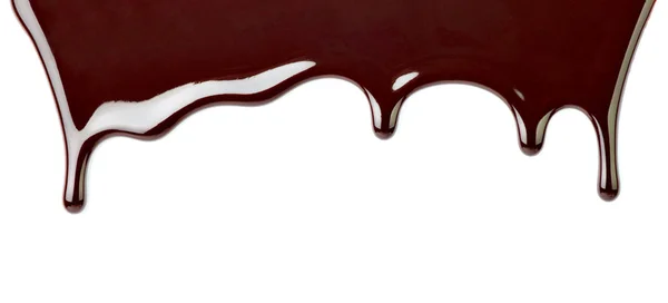 Chocolate jarabe postre comida dulce goteo gota — Foto de Stock