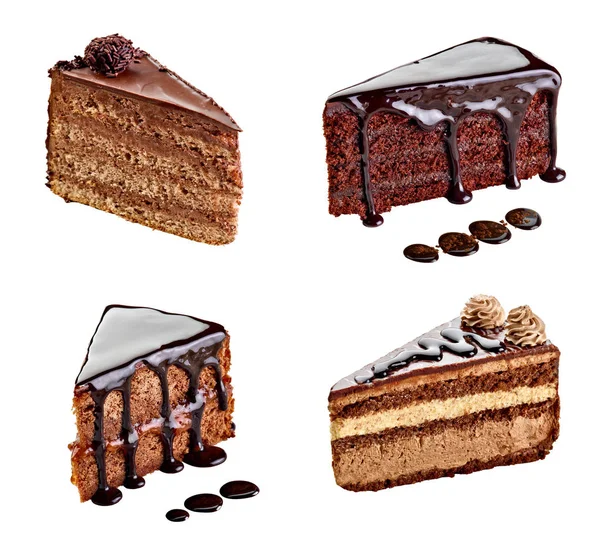 Pastel de chocolate postre comida dulce — Foto de Stock