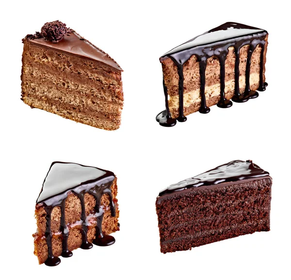 Choklad tårta dessert söt mat — Stockfoto