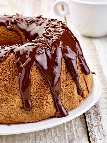 Choklad kaka dessert marmor söt mat — Stockfoto