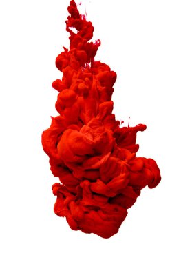 Suda kırmızı boya