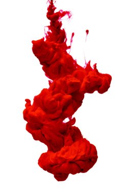 Suda kırmızı boya