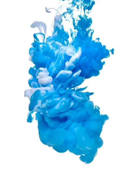 Pintura Blanca Azul Agua —  Fotos de Stock