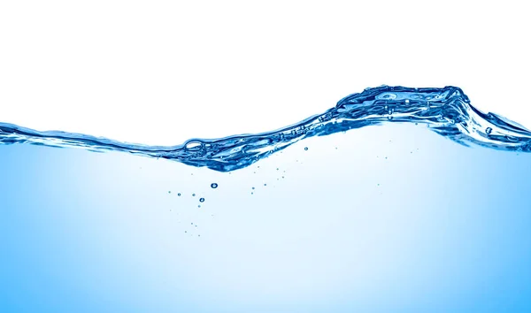 Blue water wave liquid splash drink — Stock Photo, Image