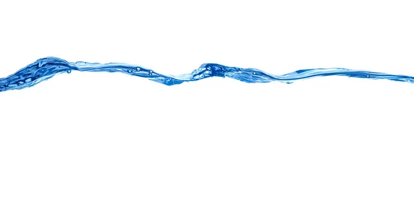 Närbild Vattenvågor Och Bubblor Vit Bakgrund — Stockfoto