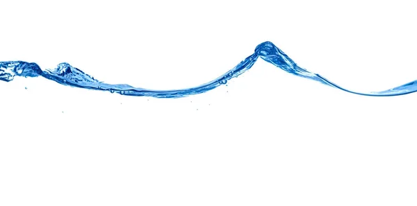 Blaues Wasser Welle Flüssigkeit Splash Drink — Stockfoto