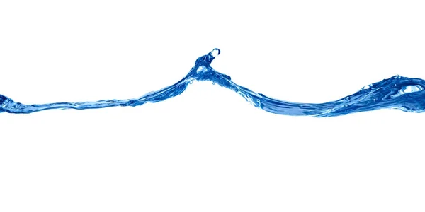 青い水波液体スプラッシュ ドリンク — ストック写真